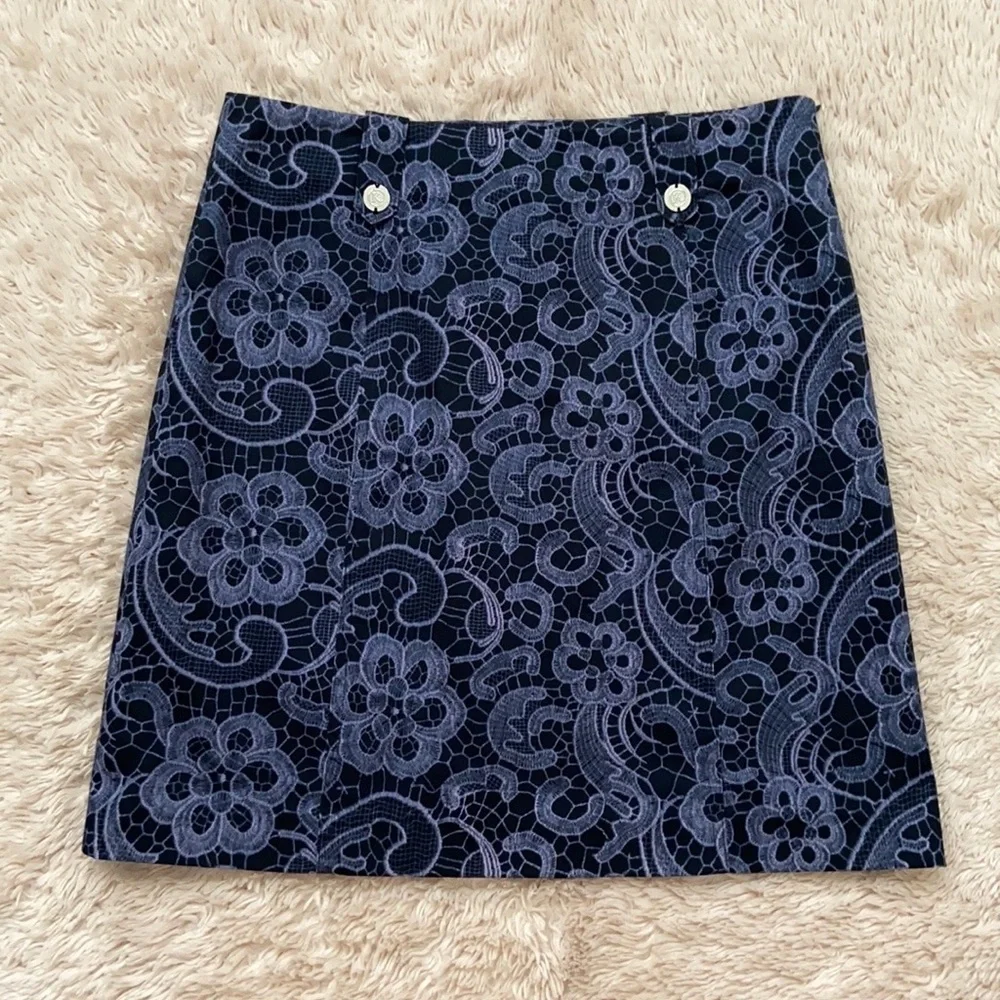 Katanya Lace Print Skirt